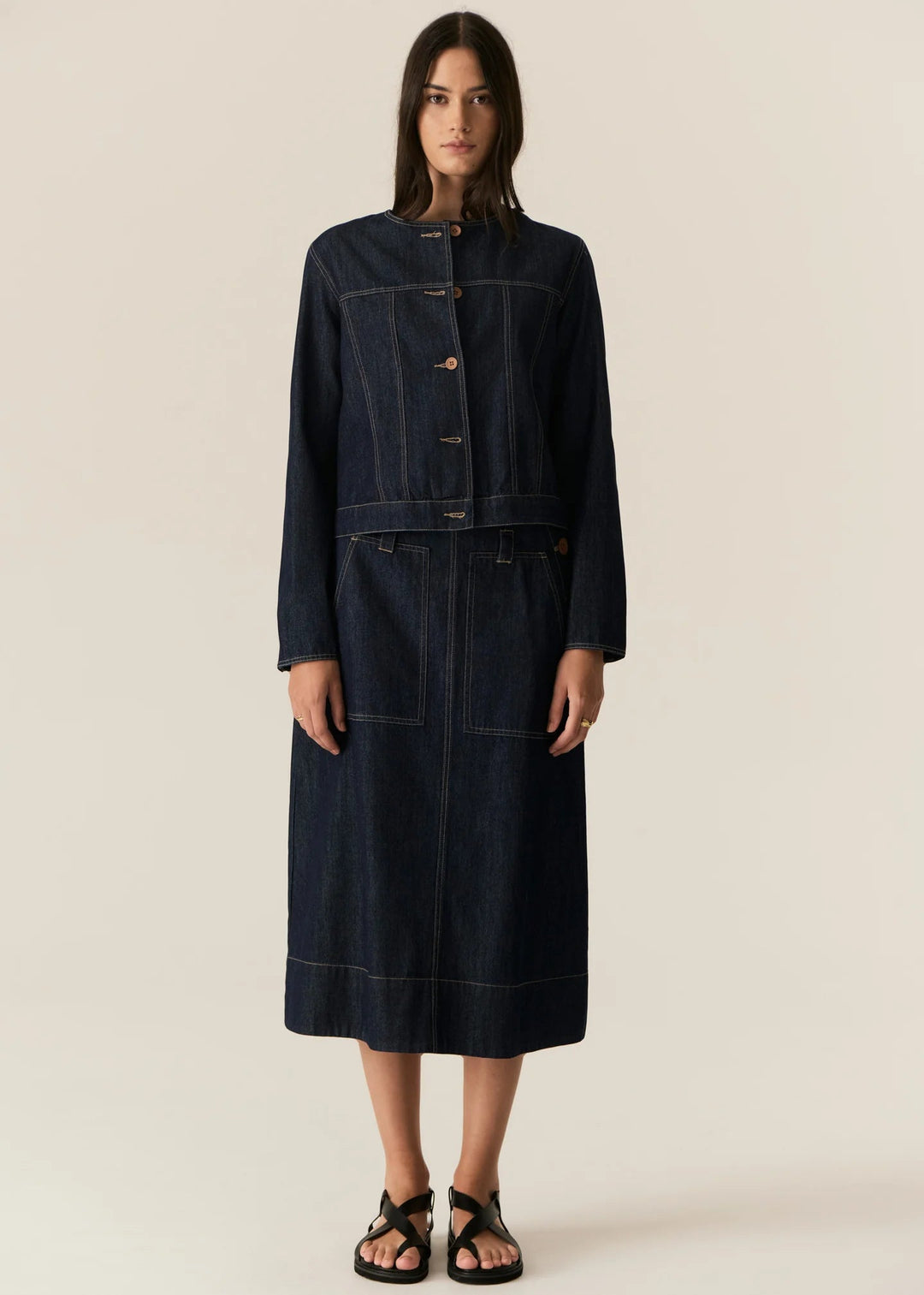 Carsen Jacket - Dark Wash Coats & Jackets POL