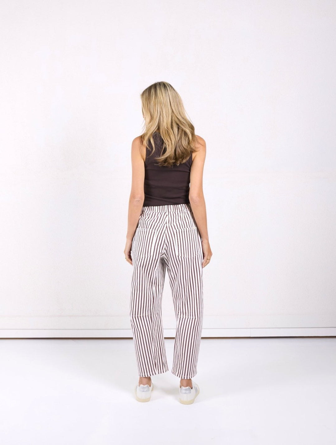 Carter Barrel Jeans - Chocolate Stripe Jeans Monaco Jeans