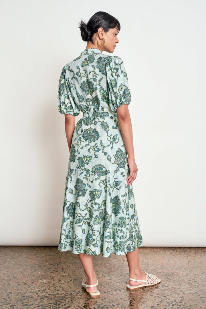 cascade dress - fern paisley Dress Zoe Kratzmann