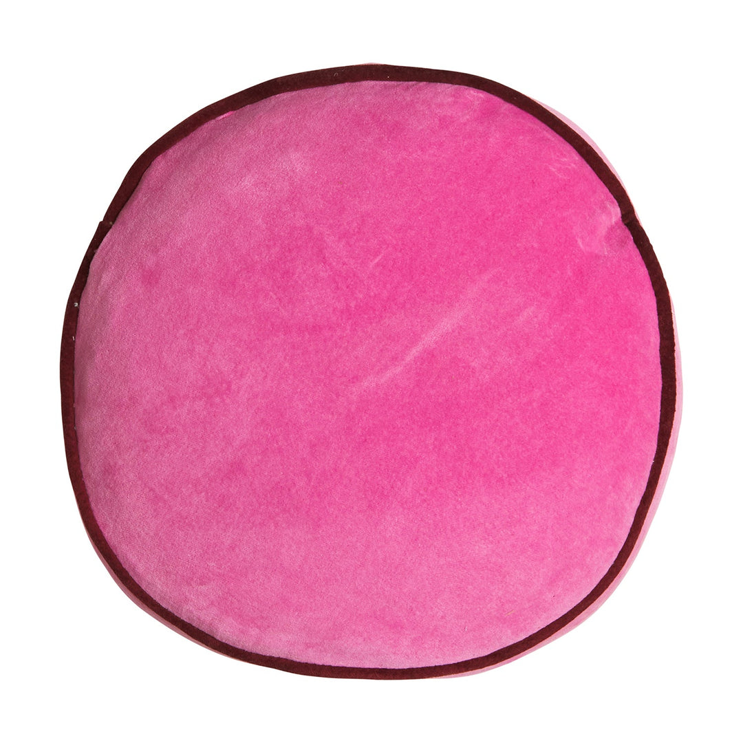 Castilo Round Velvet Cushion - Fuchsia - Stanleyandstone