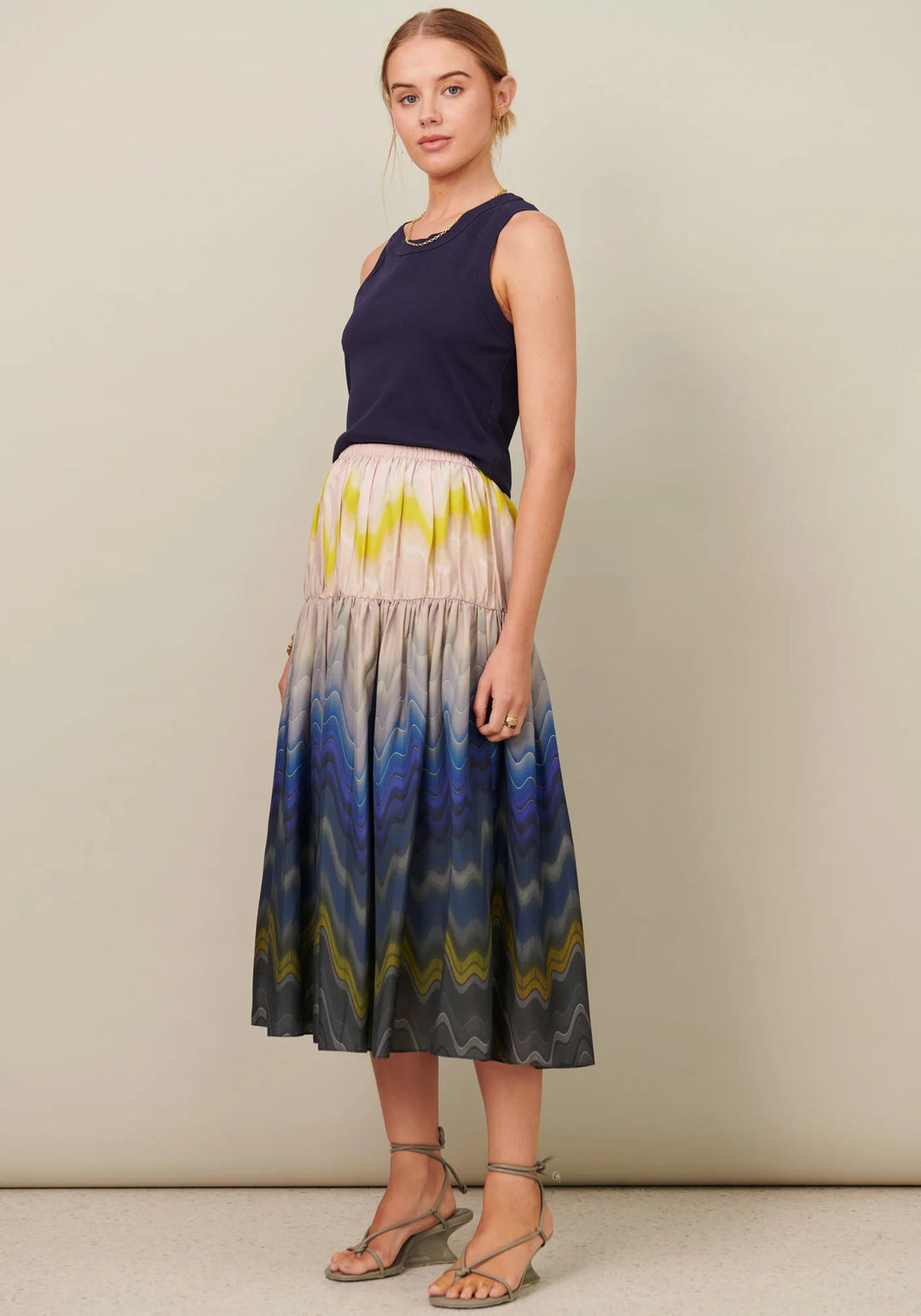 cecilia skirt- cecilia print skirt POL
