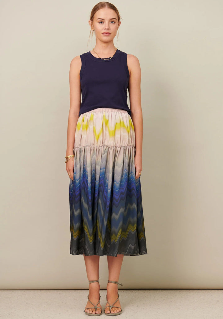 cecilia skirt- cecilia print skirt POL
