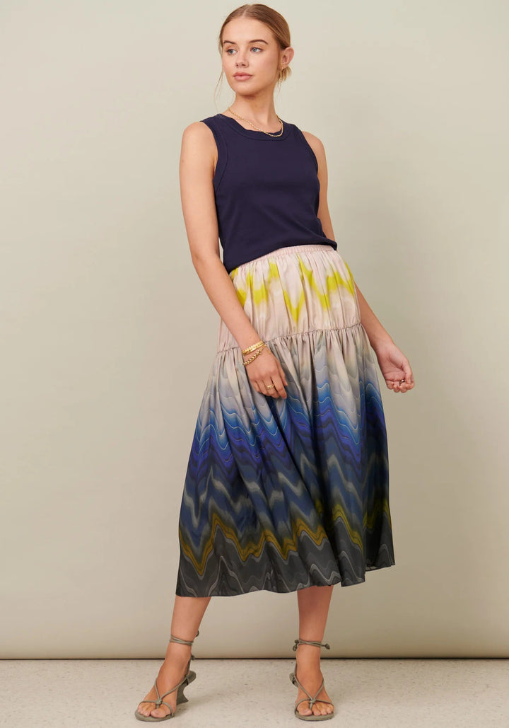 cecilia skirt- cecilia print skirt POL