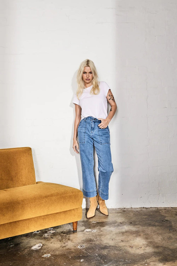 celeste Pant - 70's blue JEANS Kireina