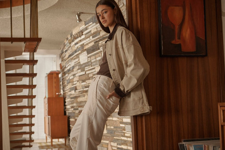 Celeste Pant - Ecru Denim Kireina