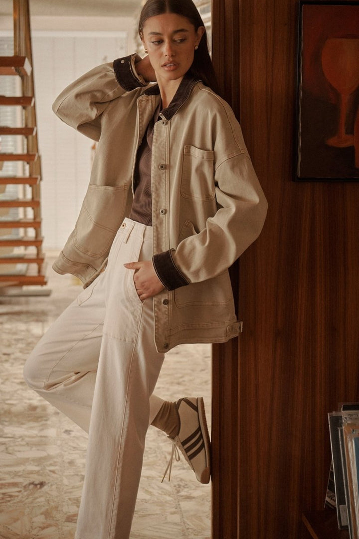 Celeste Pant - Ecru Denim Kireina