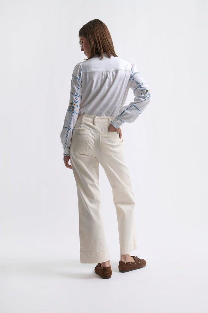 Celeste Pant - Ecru Denim Kireina