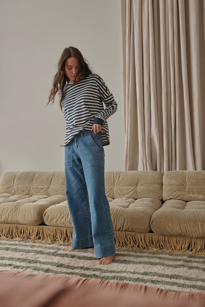 celeste Pant LONG - 70's Blue Pant Kireina