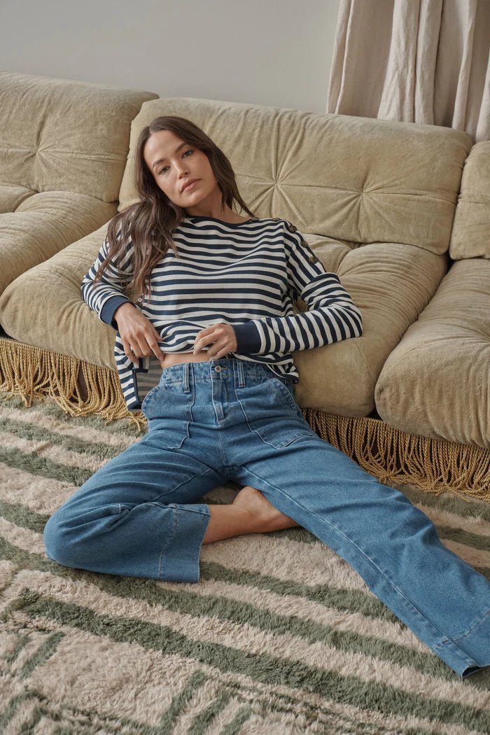 celeste Pant LONG - 70's Blue Pant Kireina