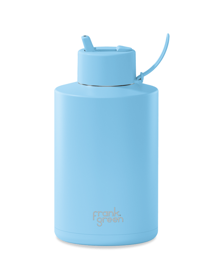 Ceramic Reusable Bottle - 68oz / 2,000ml - Sky Blue Frank Green