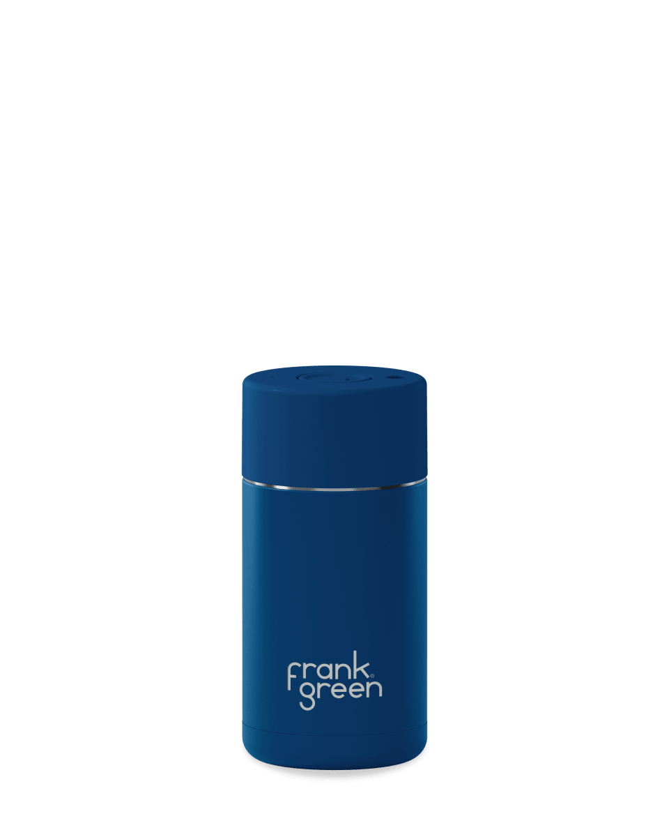 Ceramic Reusable Cup - 12oz / 355ml - Deep Ocean drinkware Frank Green