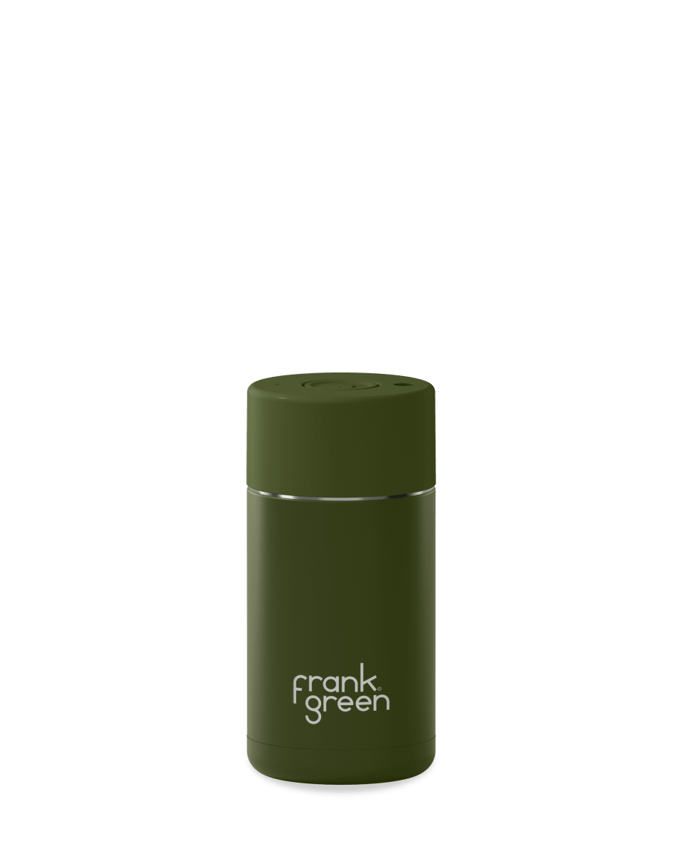 Ceramic Reusable Cup - 12oz / 355ml - Khaki drinkware Frank Green