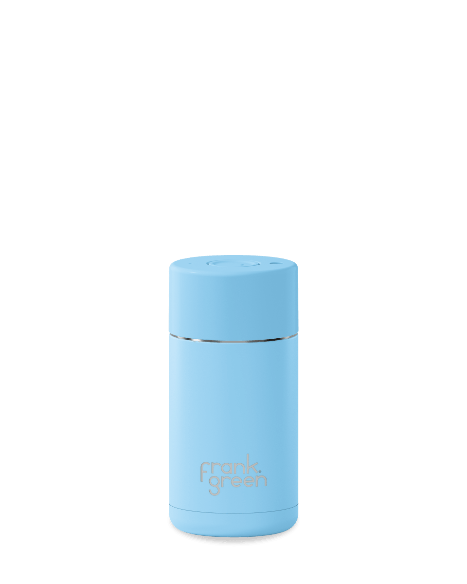 Ceramic Reusable Cup - 12oz / 355ml - Sky Blue drinkware Frank Green