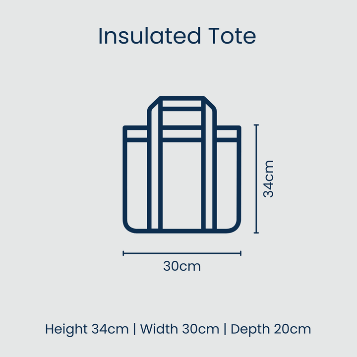 Chains Medium Insulated Tote - Stanleyandstone