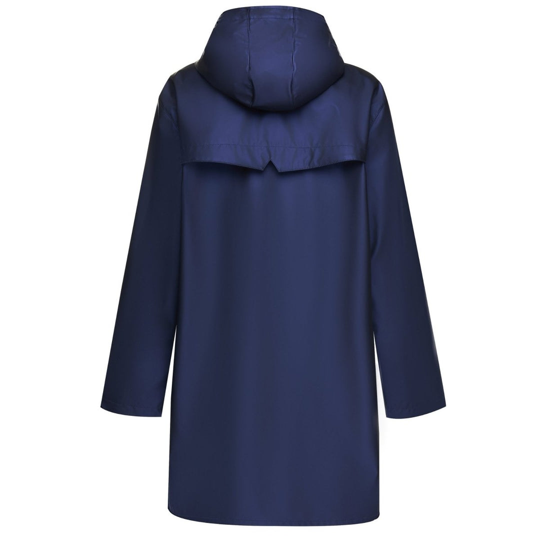 Charlie Raincoat - Metallic Blue Moke Apparel