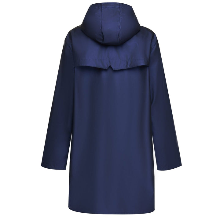 Charlie Raincoat - Metallic Blue Moke Apparel