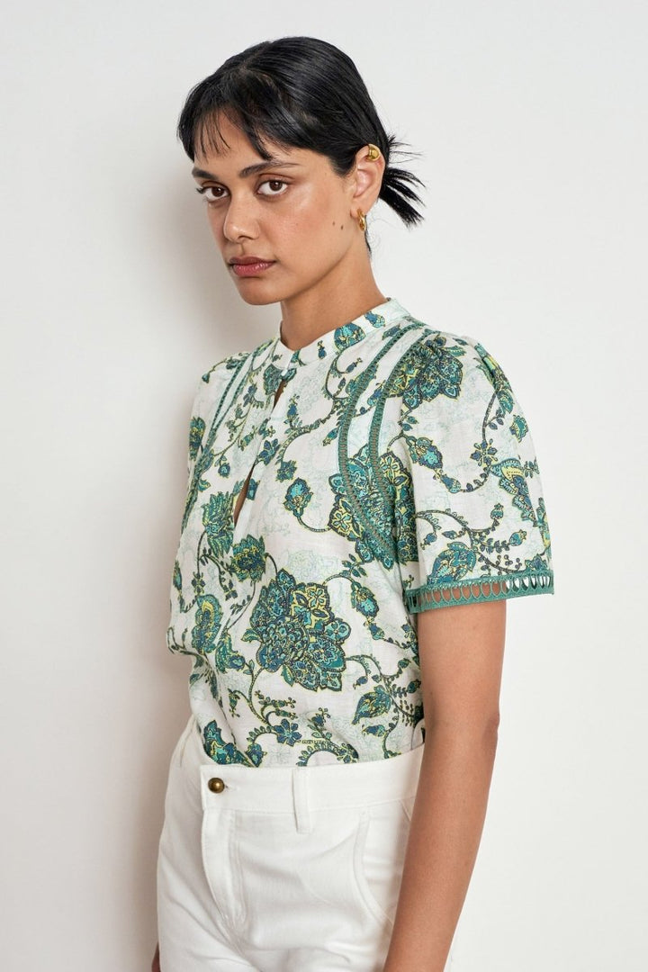 charm top - garden paisley blouse Zoe Kratzmann