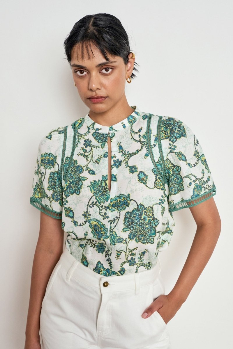 charm top - garden paisley blouse Zoe Kratzmann