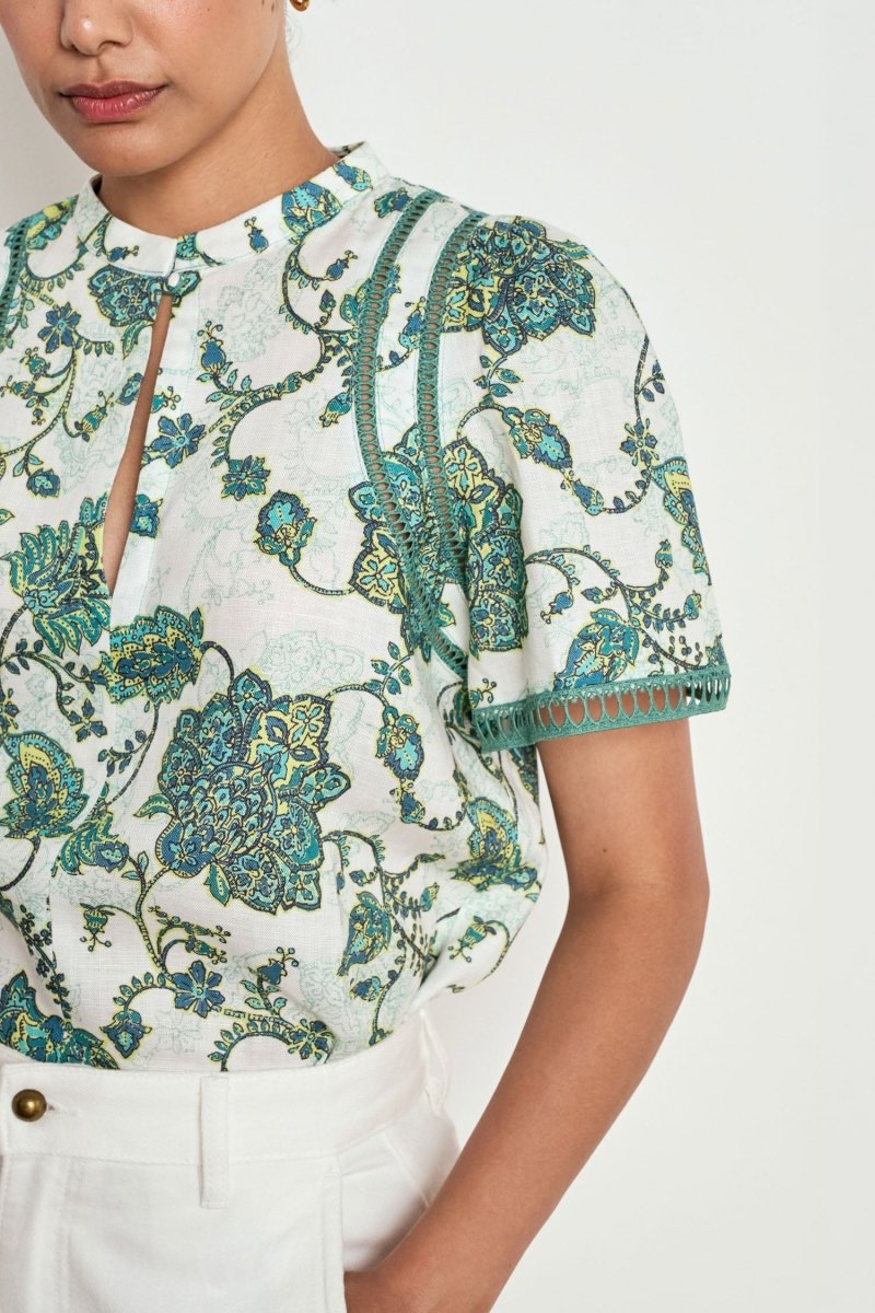 charm top - garden paisley blouse Zoe Kratzmann
