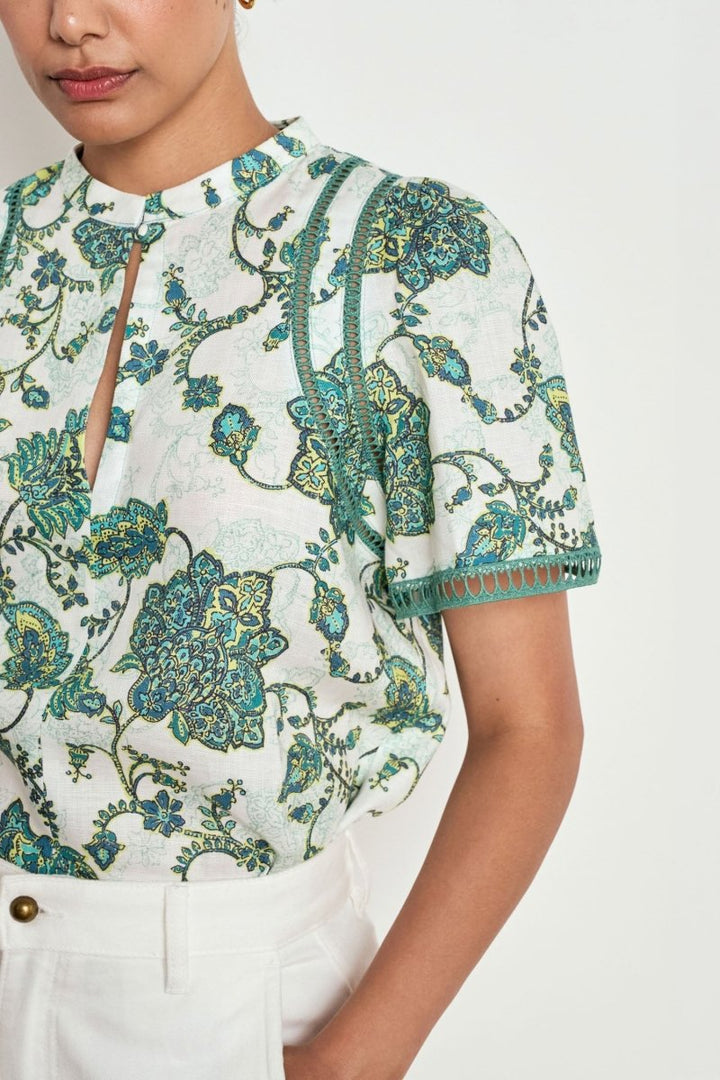 charm top - garden paisley blouse Zoe Kratzmann