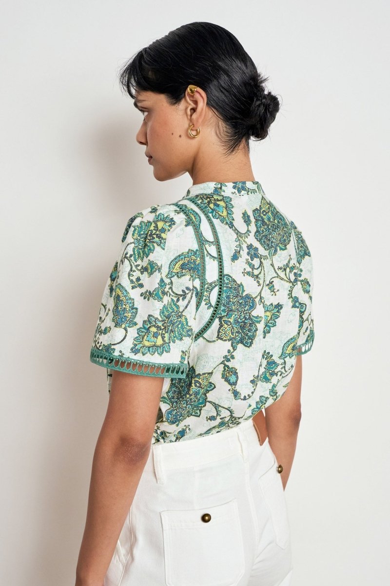 charm top - garden paisley blouse Zoe Kratzmann