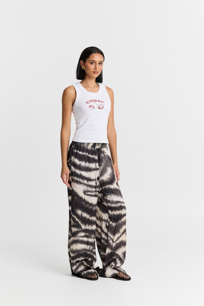 Cherry Rib Tank Tee shirt MAKU THE LABEL