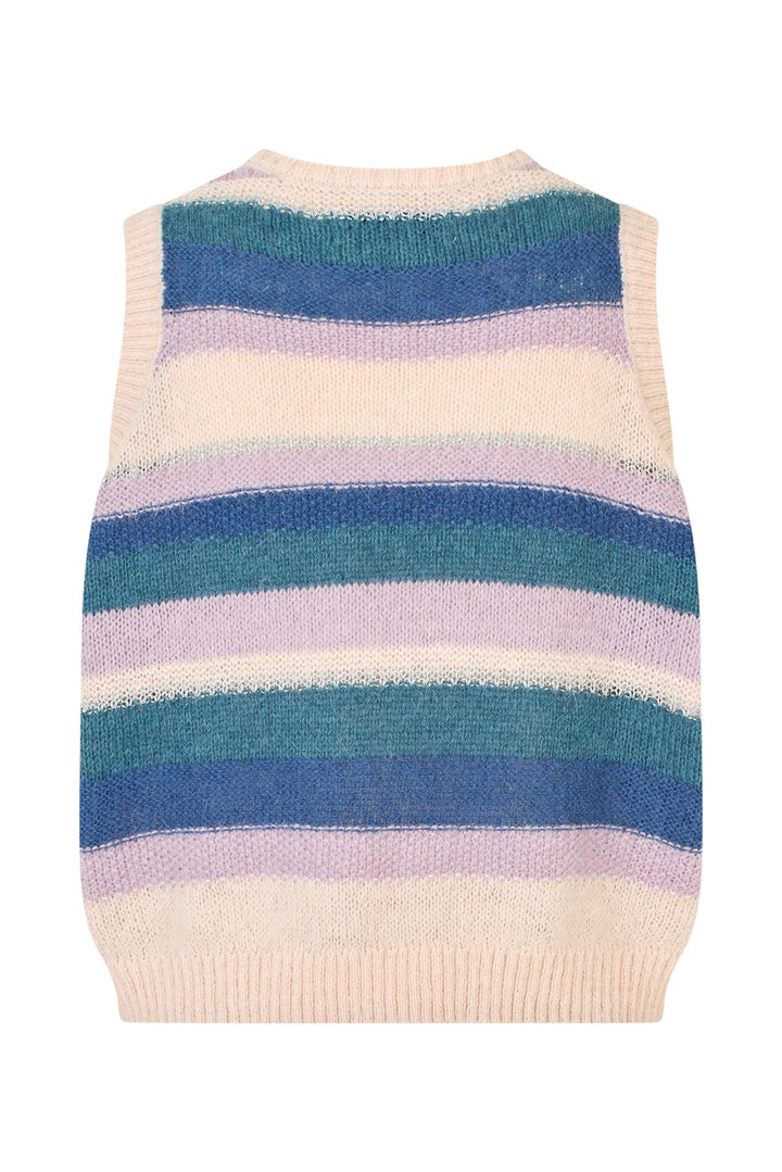 Chicago Vest SL Lavender knit Lollys Laundry