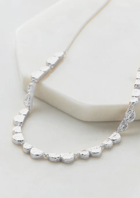 Chloe Necklace - Silver Necklace Zafino Jewellery