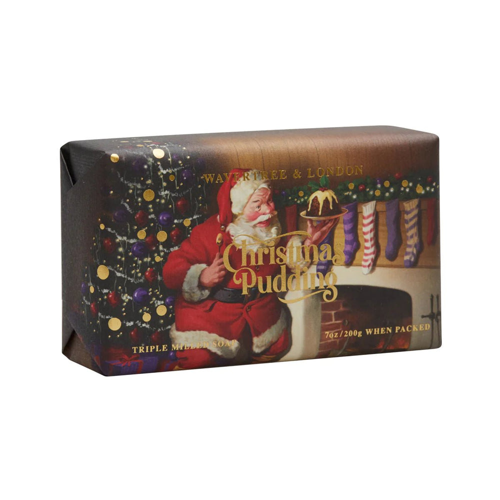 Christmas Pudding Candle soap Wavertree & London