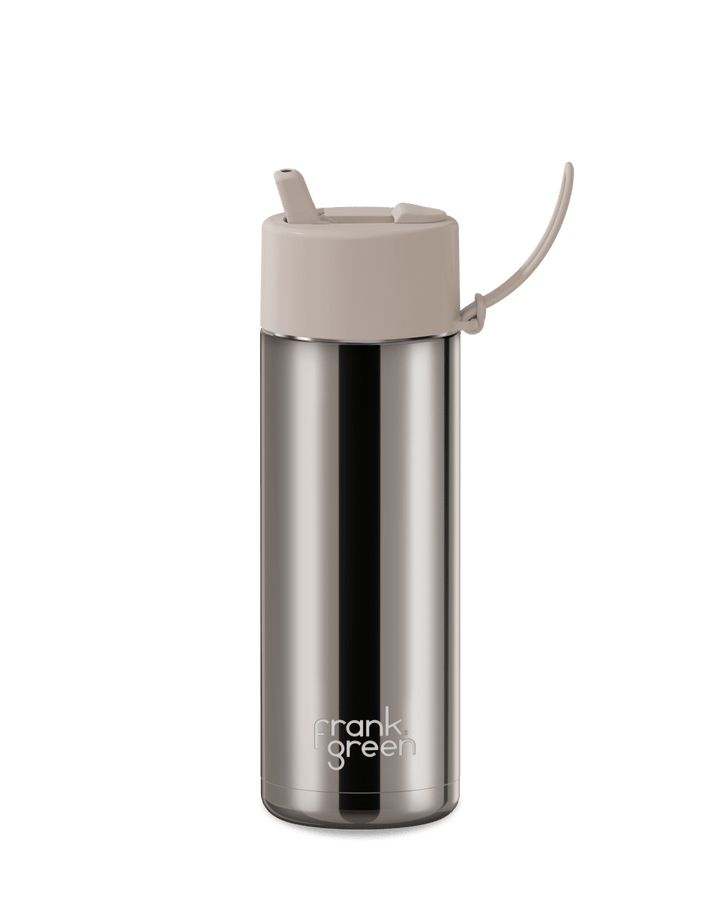 Chrome Ceramic Reusable Bottle - 20oz / 595ml - limited edition Drink Bottles Frank Green Chrome Moon Dust / Moon Dust