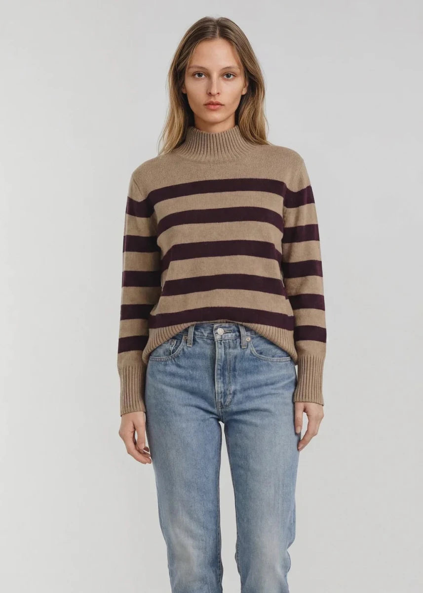 Cinetta Stripe Polo Knit knit Alete