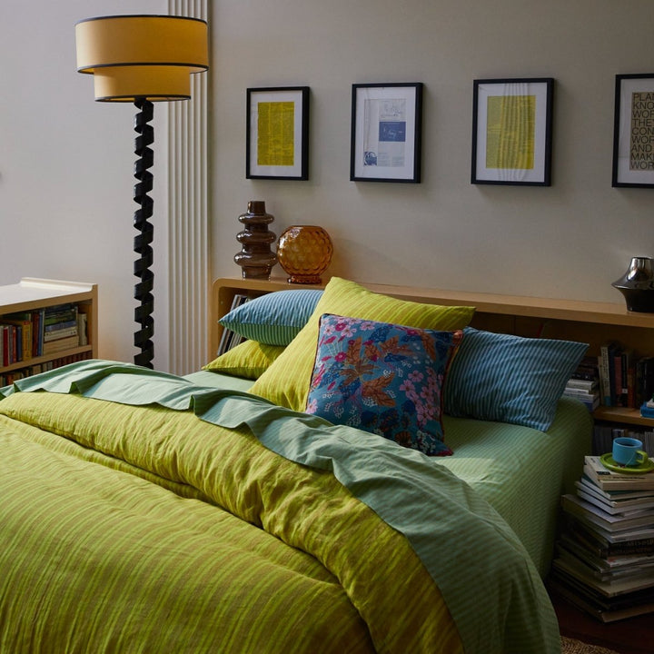 Claire Reversible Cushion - Mustard cushion Sage and Clare