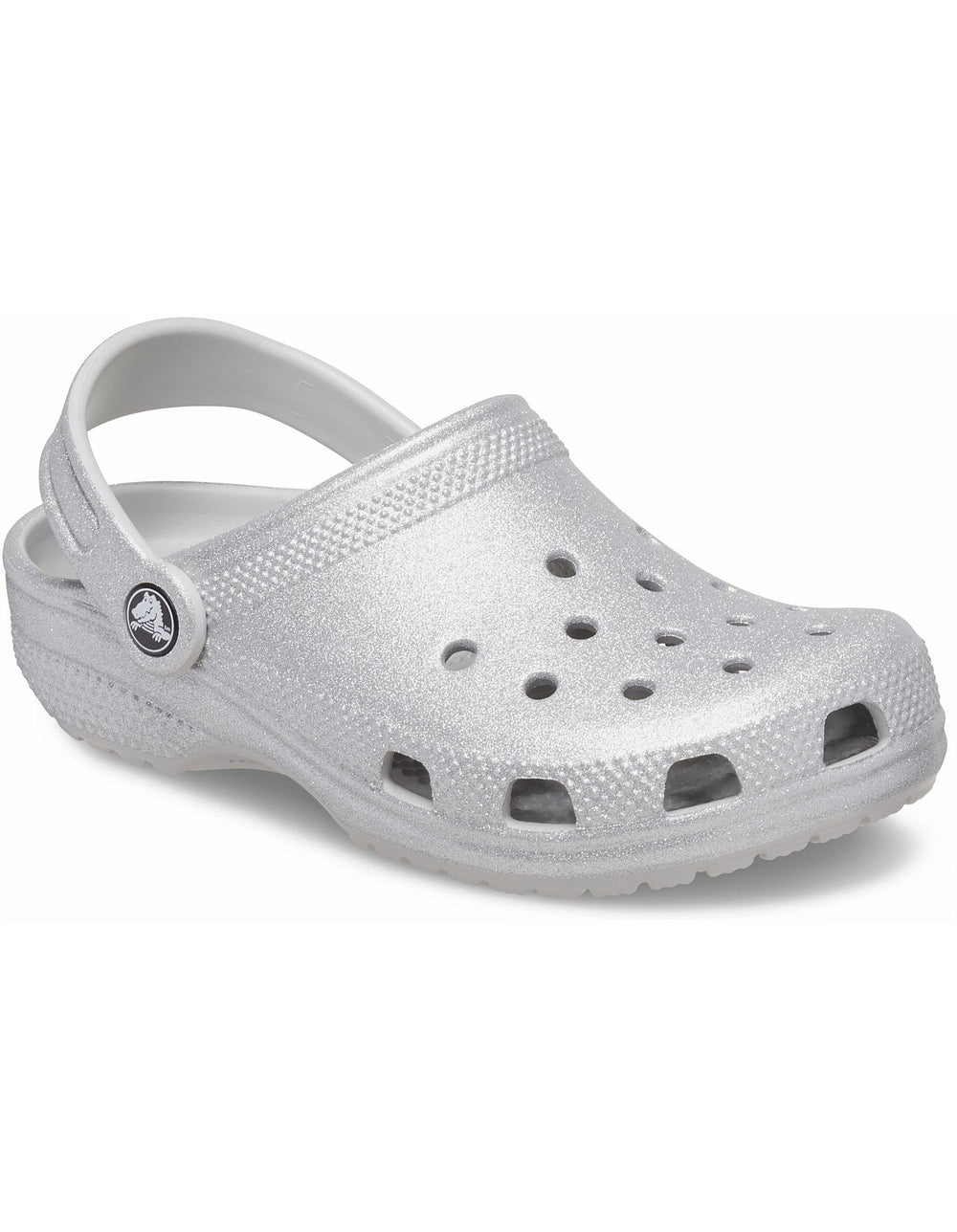 Classic Glitter Croc PCs - Silver Glitter shoes Crocs