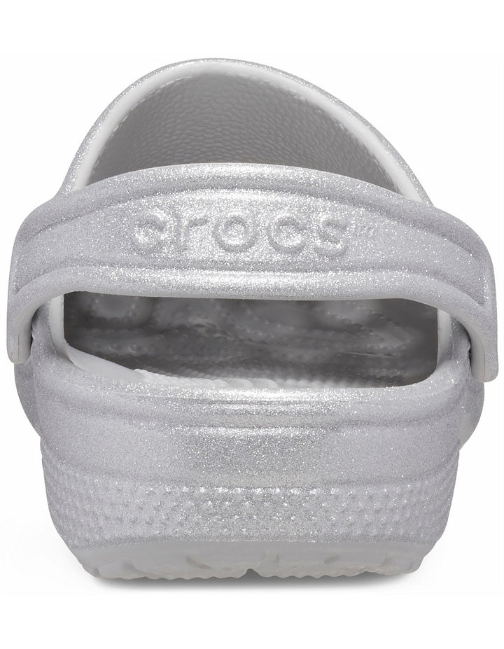 Classic Glitter Croc PCs - Silver Glitter shoes Crocs