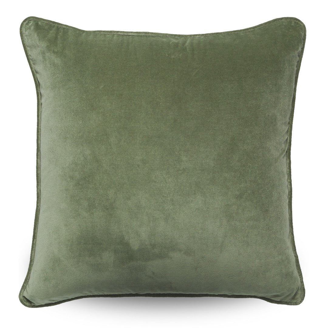 Classic Velvet Cushion Cover Pistachio with insert cushion Canvas+Sasson