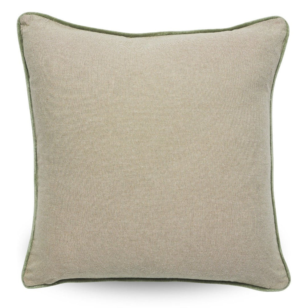 Classic Velvet Cushion Cover Pistachio with insert cushion Canvas+Sasson