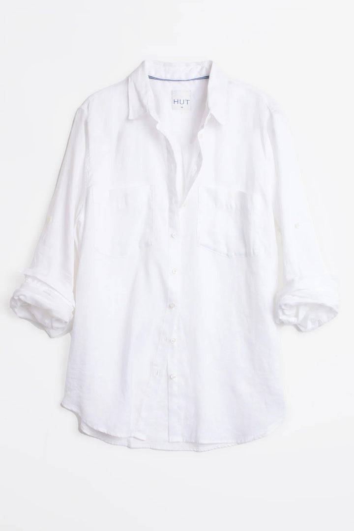 Classic White - The Boyfriend Shirt 2 pocket Shirt Hut