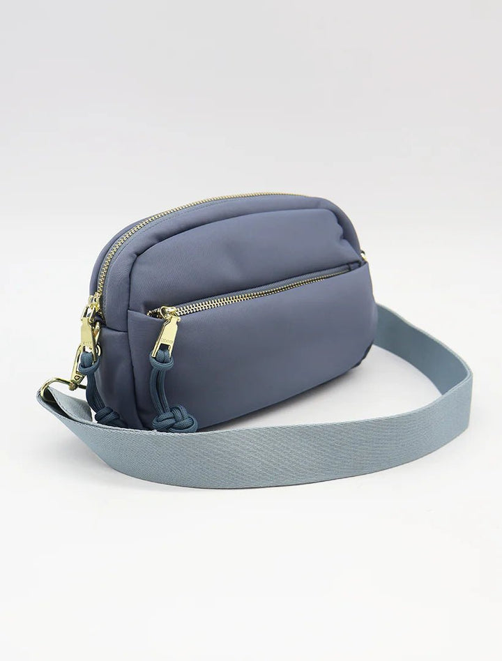 Cleo Cross Body Bag - Dusty Blue Handbags zjoosh