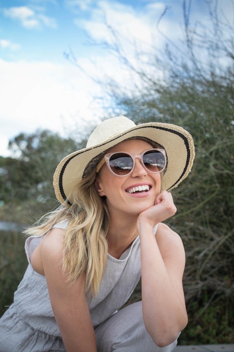 CLOVER - Milky Peach Sunglasses Sticks and Sparrow