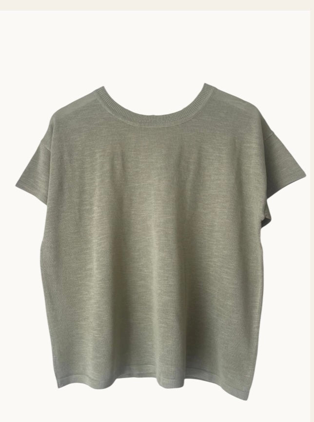 Coast Tee - Sage Tee shirt Little Lies