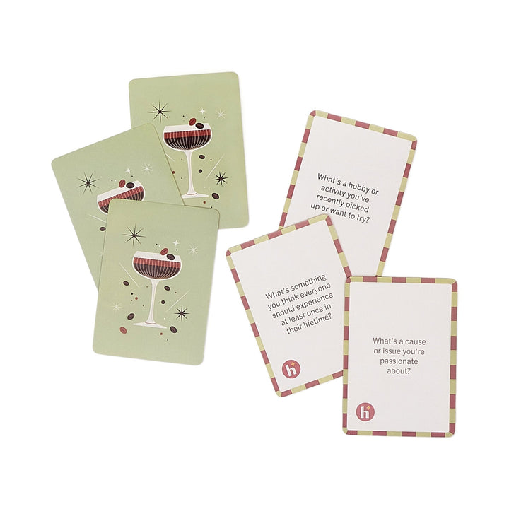 Cocktail Hour Conversation Cards Here's How