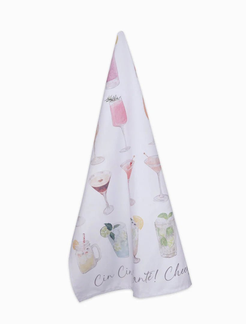 Cocktails Tea Towel Tea Towel zjoosh