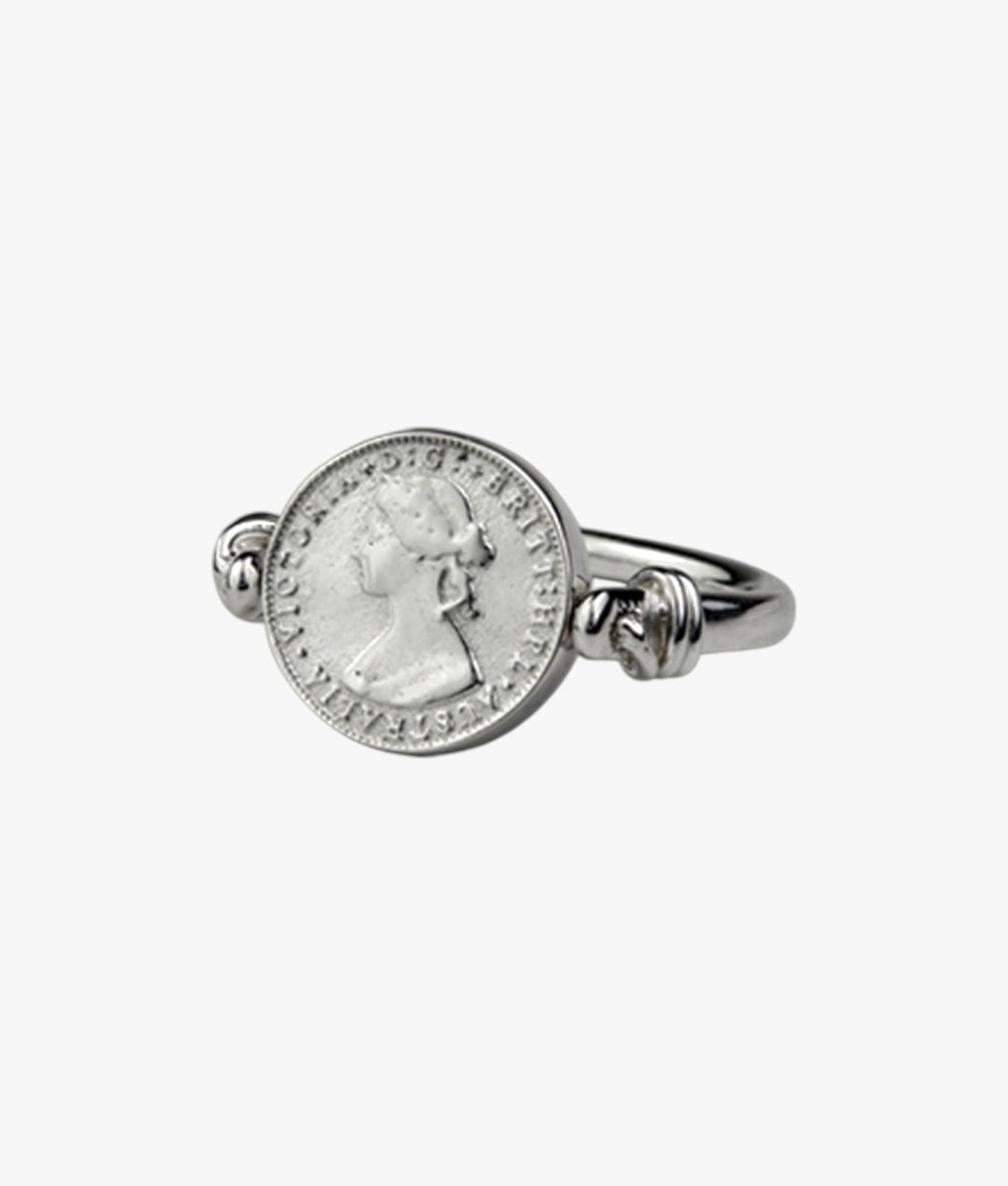Coin flip Sterling silver ring - Stanleyandstone