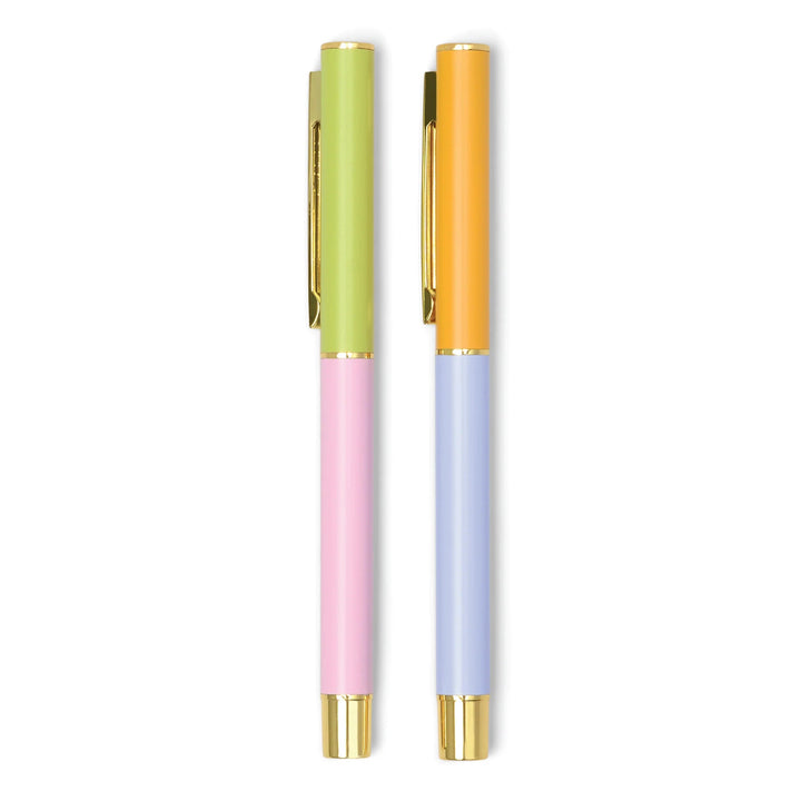 Color Block Pens Lilac & Cornflour (Set of 2) General design works collective