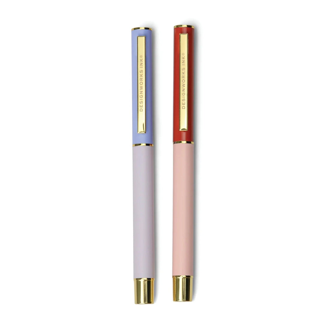 Colourblock Pens Lavender & Blush (set of 2) General design works collective