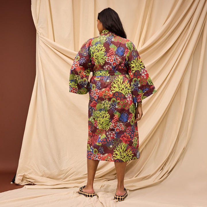 Cora Cotton Robe - Garnet home Sage & Clare