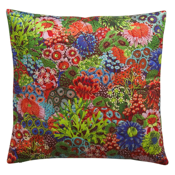 Cora Quilted Cushion - Garnet - Stanleyandstone