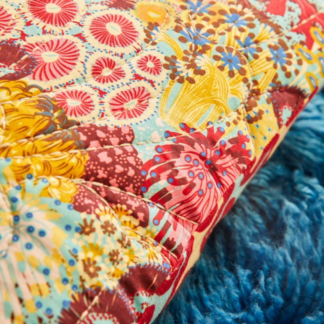 Cora Quilted Cushion - Pearl - Stanleyandstone