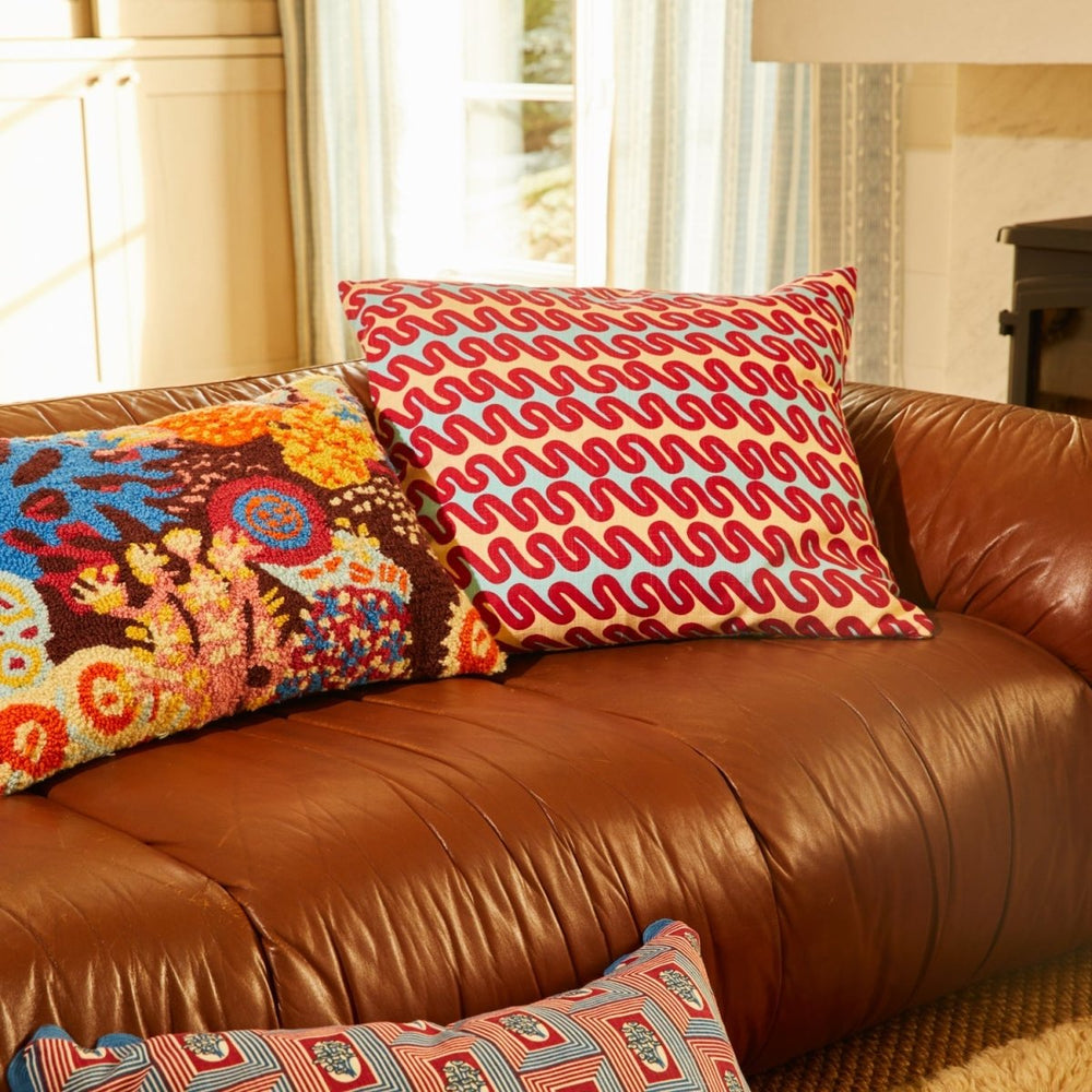 Cora Quilted Cushion - Pearl - Stanleyandstone