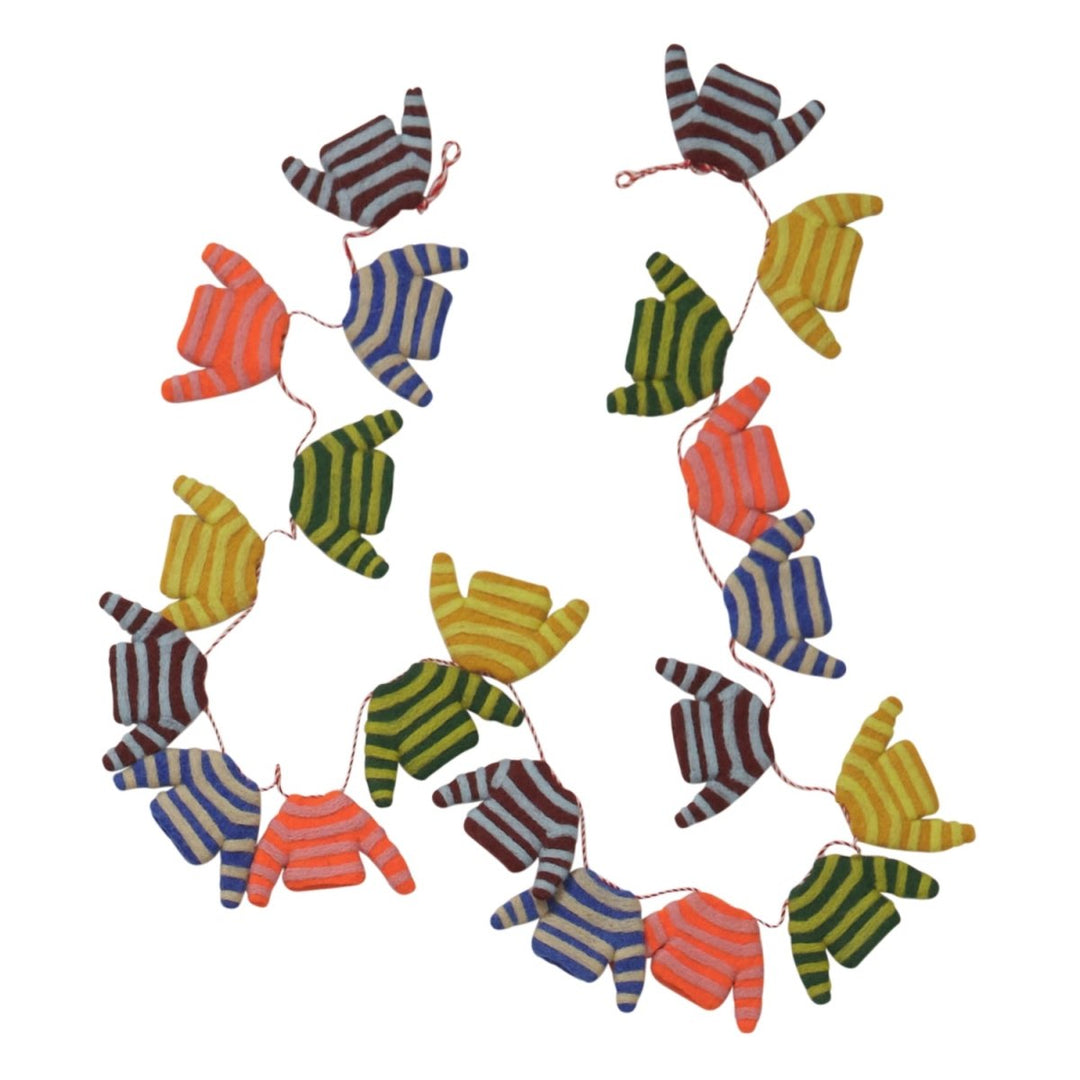 Cosetta Felt Bunting Sage & Clare